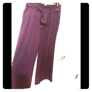 Plum Palazzo Pants